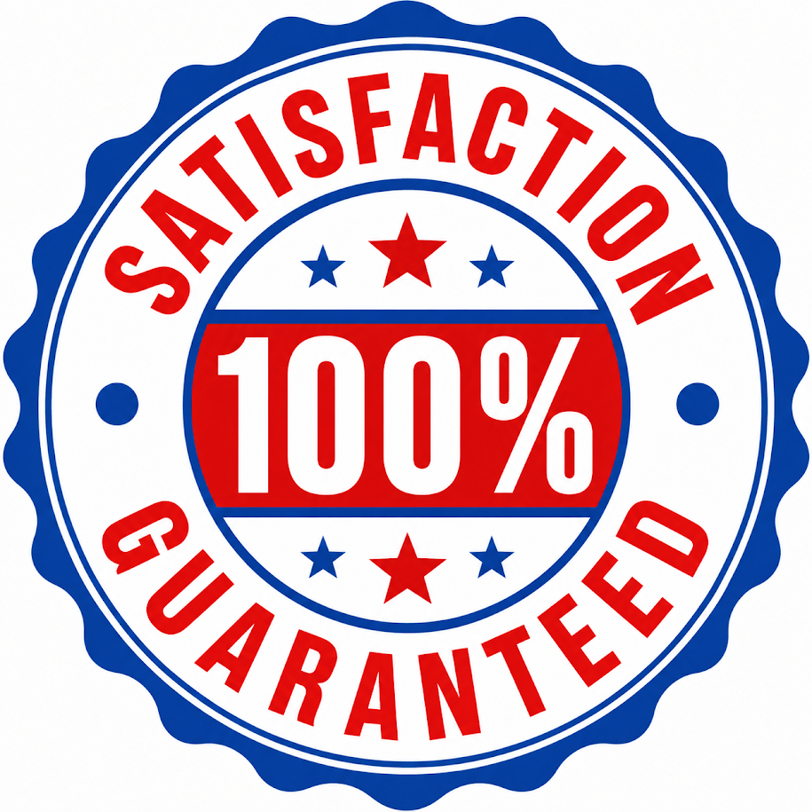 100% Satisfaction Guaranteed